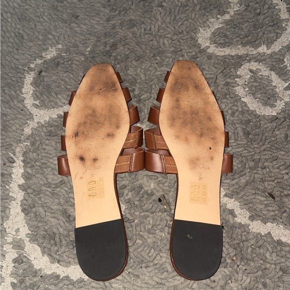 J. Crew Women's Tan Woven Sandals Size 12 - Picture 2 of 3